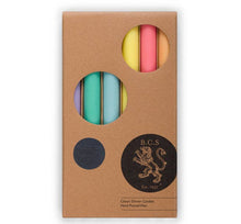 Mixed Set Pastel Rainbow Eco Dinner Candles, 6 per pack: 6