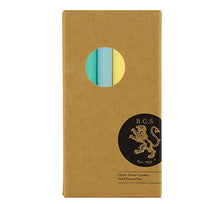 Mixed Set Pastel Rainbow Eco Dinner Candles, 6 per pack: 6