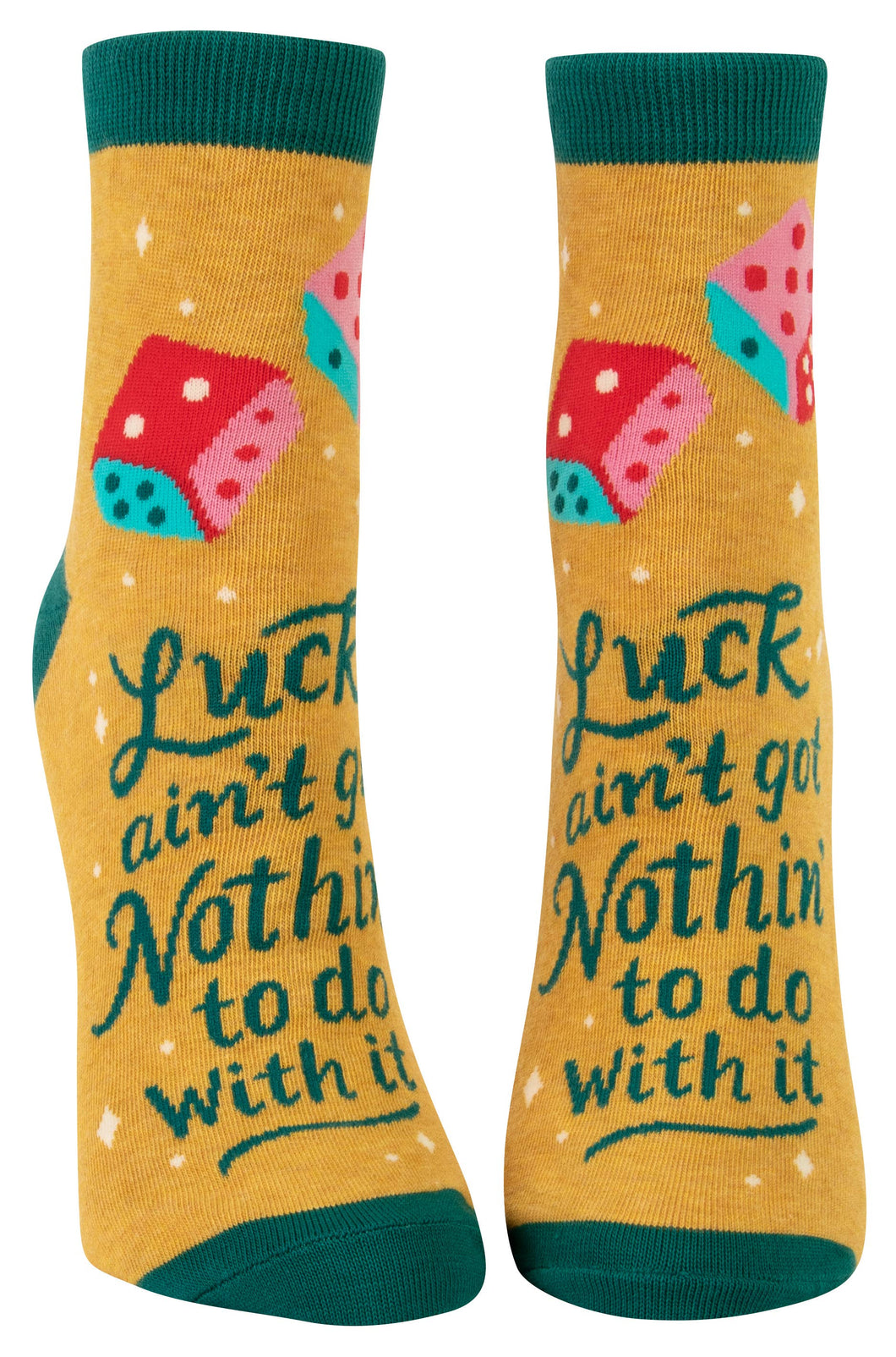 Luck Ain't Nothin' Ankle Socks
