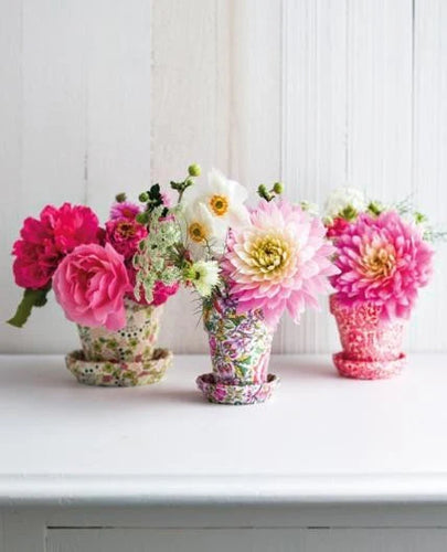 Make a set of Liberty of London fabric decoupage pots - Wednesday 5th March 6-8pm