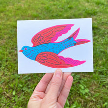 Swallow A6 Card by The Printed Peanut