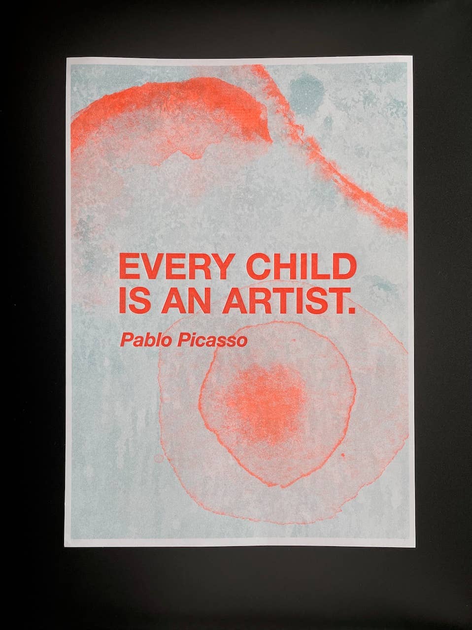 Every Child, A4 Letterpress & Riso Print