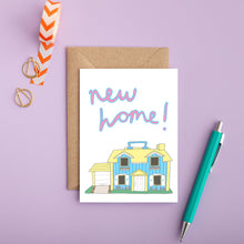 New Home Greeting Card | Toy Dollhouse | Housewarming Card