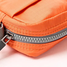 ROKA Bond Crossbody Bag in Tangerine Ripstop: Small