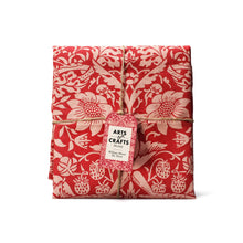 Recycled Cotton Dish Towel William Morris Raspberry