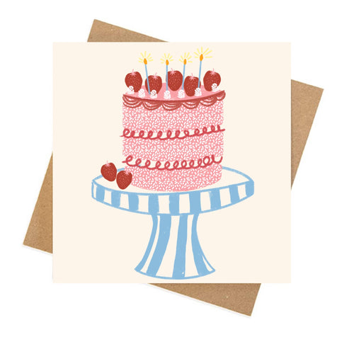 Birthday Cake Greeting Card