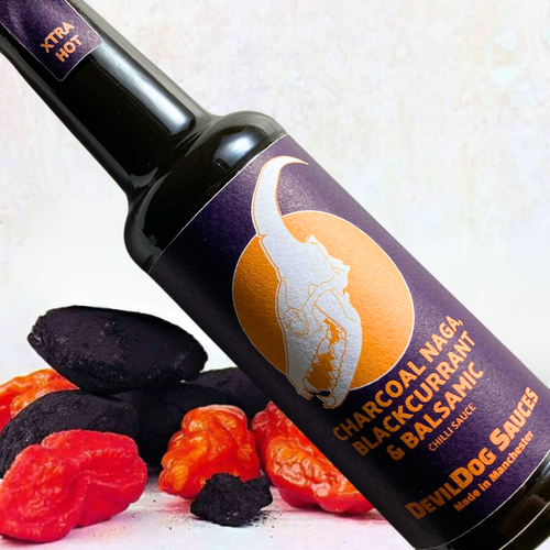 Charcoal Naga, Balsamic & Blackcurrant 150g (Extra Hot)