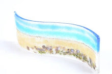 Handmade Fused Glass -  Beach Wave