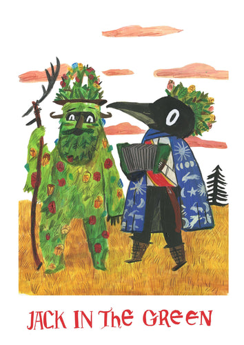 Jack In The Green Postcard
