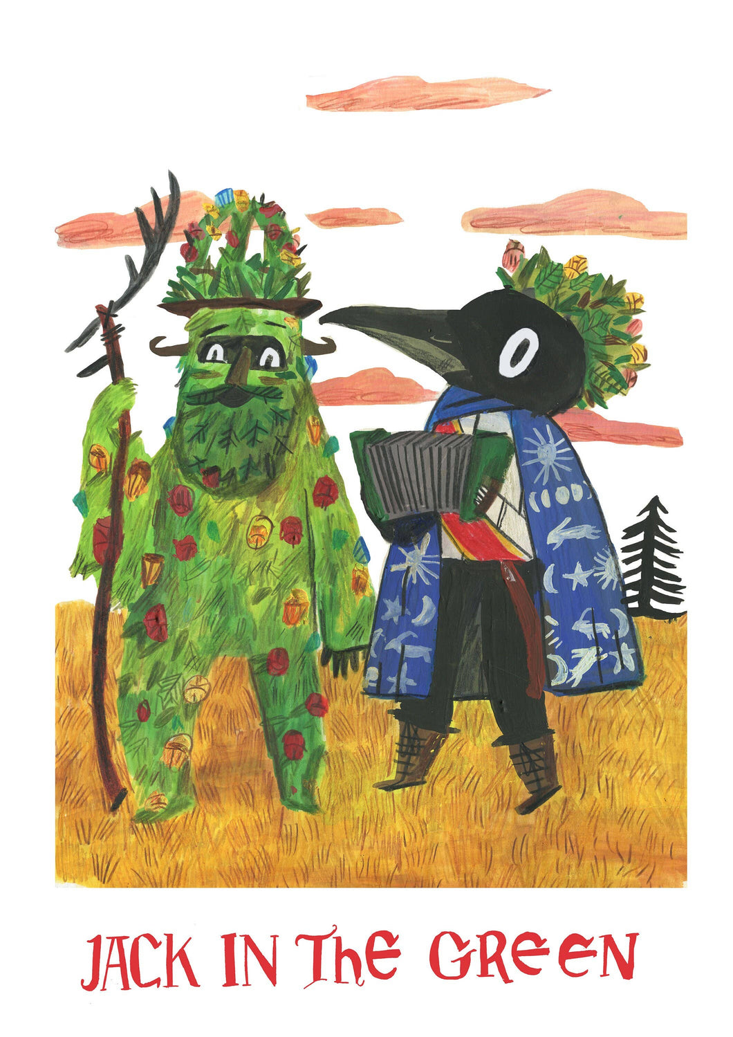 Jack In The Green Postcard