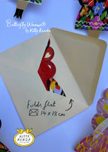 Butterfly Woman Sitting Greeting Card - Peacock