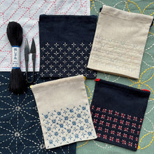 Make drawstring bags or coasters using Sashiko Flowers Saturday 1st March 12 - 2.30pm