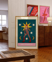 The Starman David Bowie Tarot Card Art Print: A3