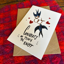 Tying the knot card 