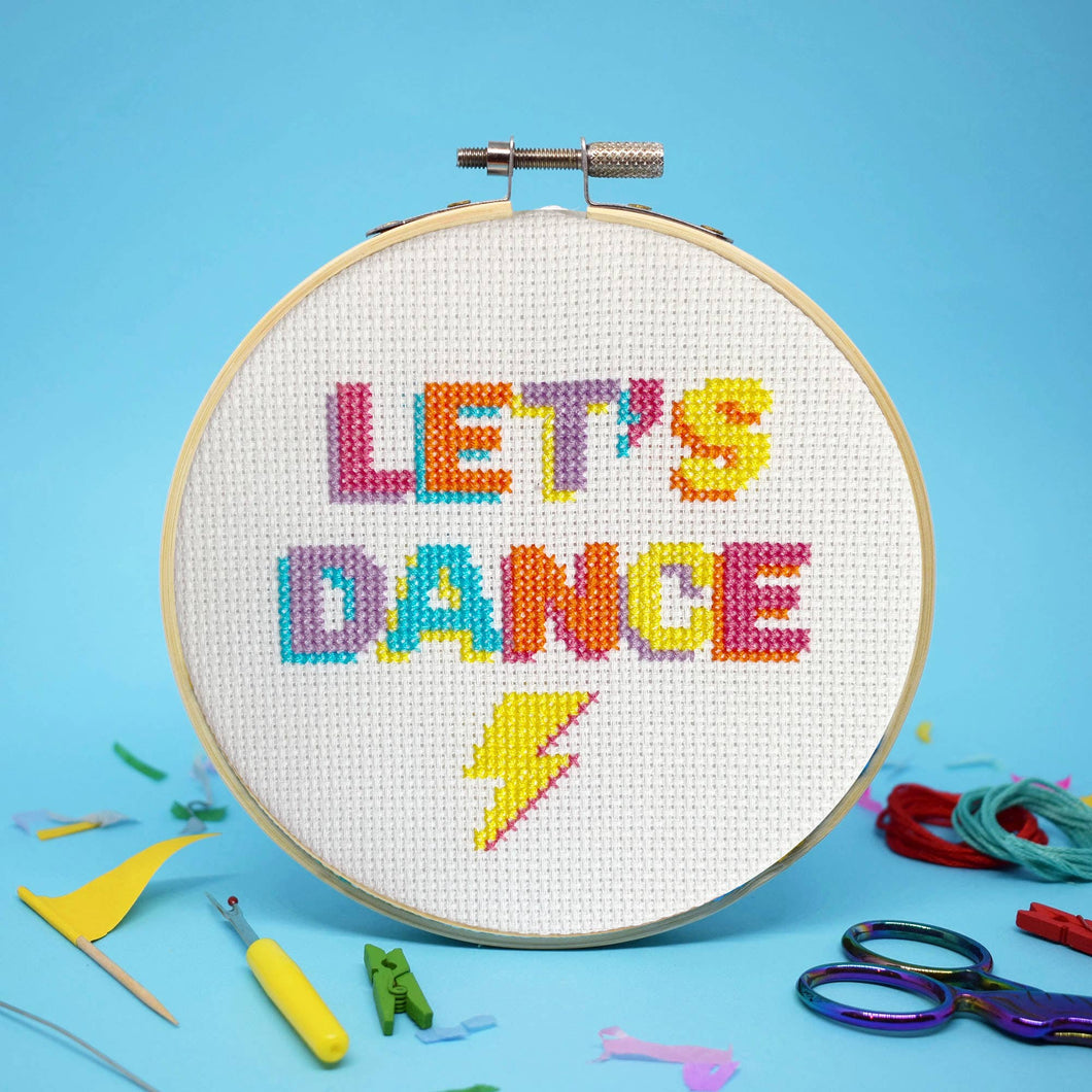 'Let's Dance' large cross stitch craft kit