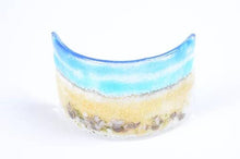 Handmade Fused Glass -  Beach Curve