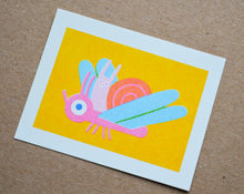 Bug Mini Risograph Print