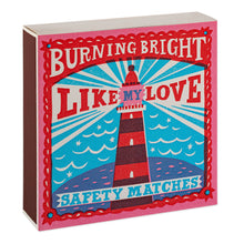 Burning Bright | Square Matchboxes