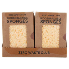 Biodegradable Kitchen Sponges - 2 Pack - Plastic Free