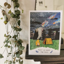 Meet Me Under The Stars Greetings Cards