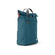 ROKA Finchley Backpack in Teal Canvas: Medium