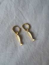 Friendly Fish Gold Charm Earrings