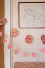 Sweet Hearts Sewn Garland