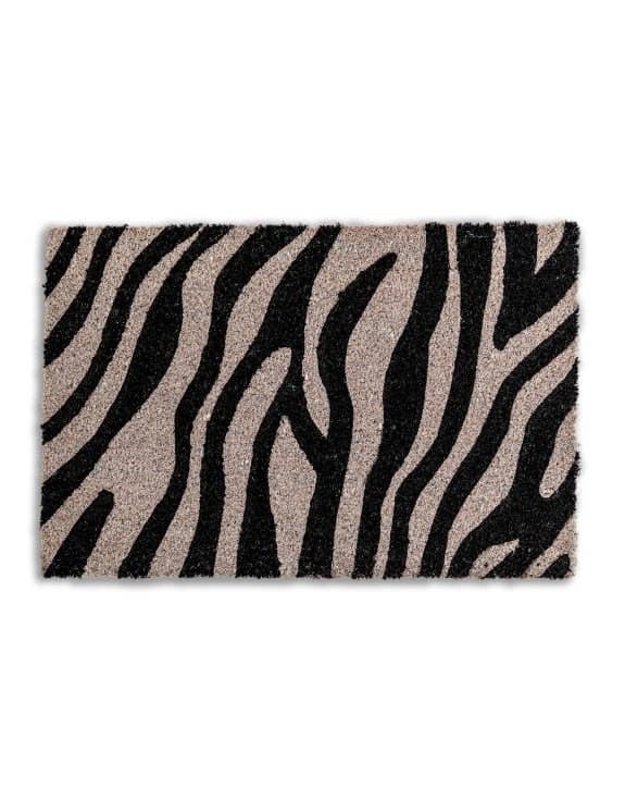 Zebra Patterned Doormat