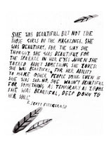 A6 F.Scott Fitzgerald Postcard
