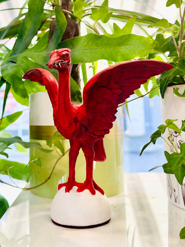 Red Liver Bird figure