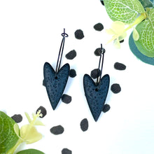 Kay Jay Clay Earrings Hoop Hearts