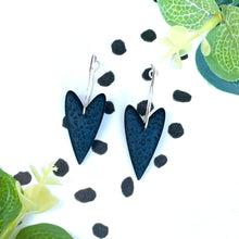 Kay Jay Clay Earrings Hoop Hearts
