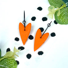 Kay Jay Clay Earrings Hoop Hearts