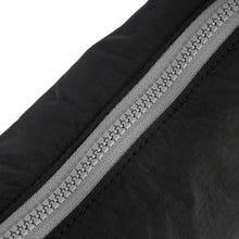 ROKA Farringdon Half Moon Bag in Black Taslon: Small
