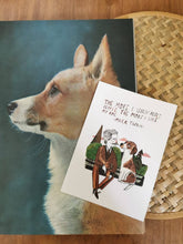 Mark Twain Dogs Postcard