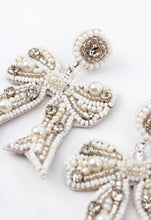 PEARL BOW EARRINGS