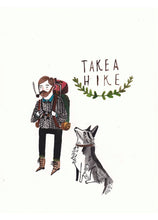 A6 Take A Hike Postcard