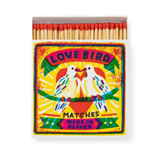 Love Birds | Square Matchboxes