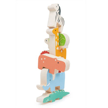 Wooden Toy Happy Stacking Safari For Kids