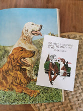 Mark Twain Dogs Postcard