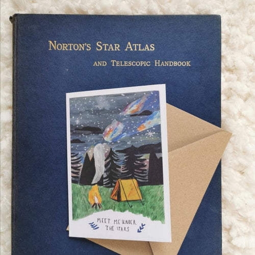 Meet Me Under The Stars Greetings Cards