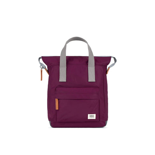 ROKA Bantry Backpack in Royal Burgundy Nylon: Small