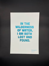 Swim, A4 Letterpress Print