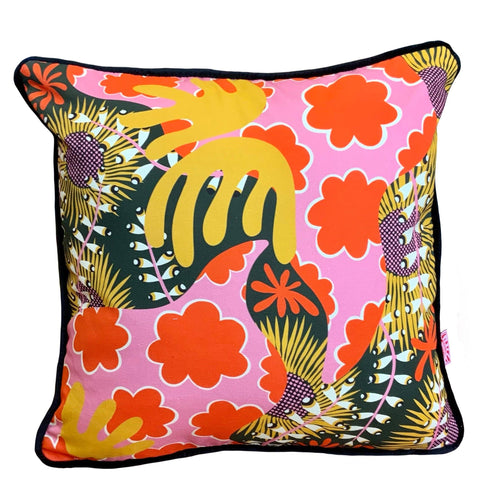 Funky Botanical Cushion Cover