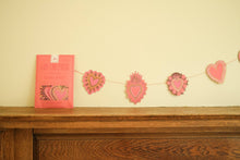 Sweet Hearts Sewn Garland