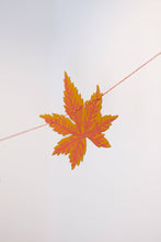 Autumn Leaves Sewn Garland