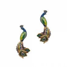 Peacock Stud Earrings