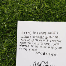 Lie In The Grass Postcard