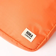 ROKA Bond Crossbody Bag in Tangerine Ripstop: Small