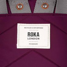 ROKA Bantry Backpack in Royal Burgundy Nylon: Small